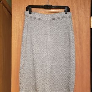 St John black and white skirt